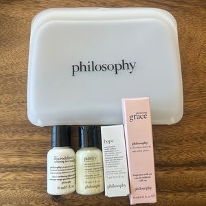 Philosophy starter set with reusable stasher